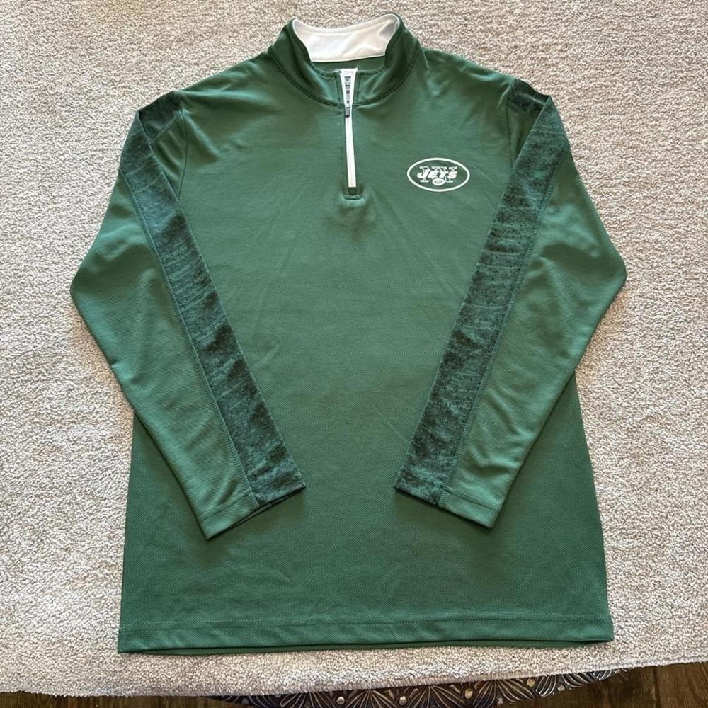 New York Jets NFL Team Apparel TX3 Cool Shirt Medium Long Sleeve Athletic Tee
